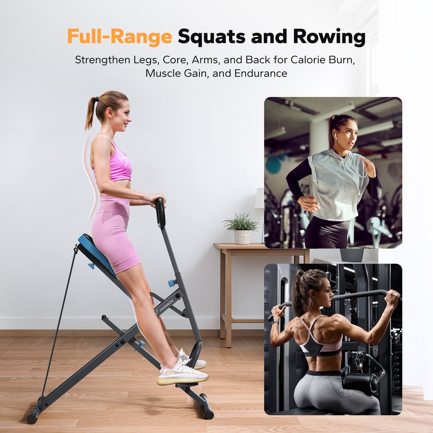 Foldable Squat Machine