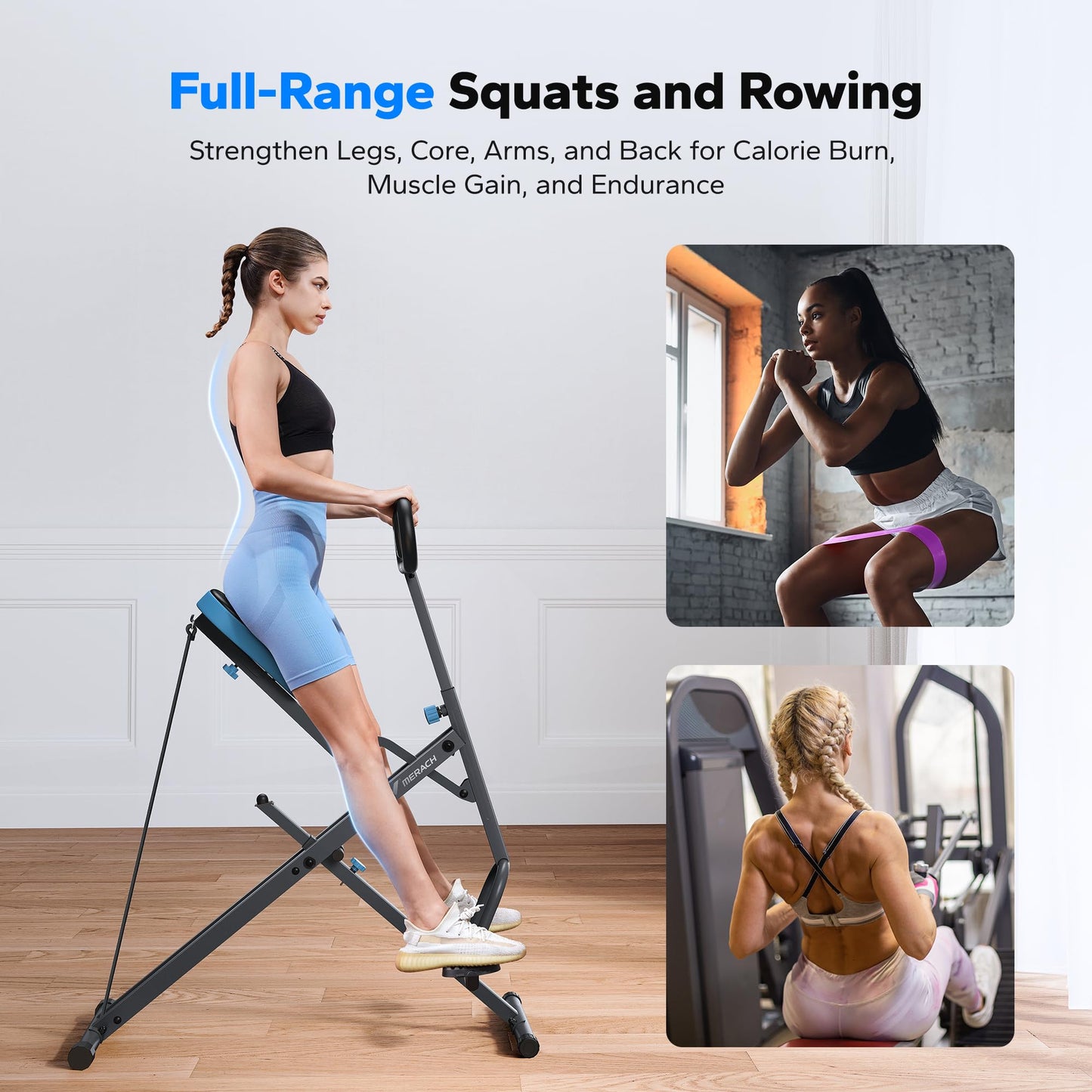 Foldable Squat Machine