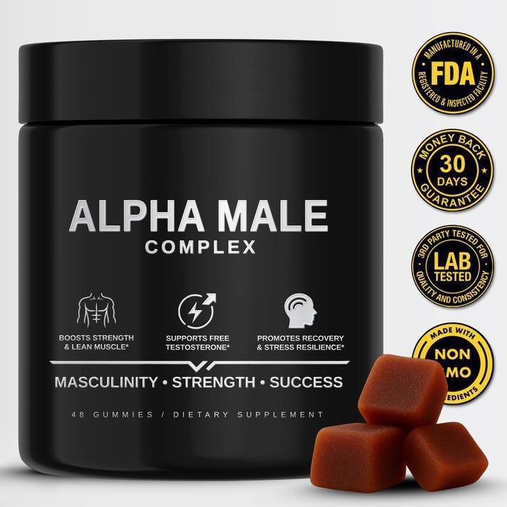 Alpha Male Complex Gummies – Strength, Energy & Performance Booster